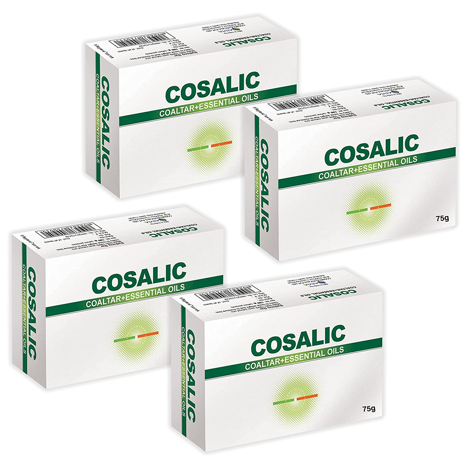 Salve Cosalic Soap Pack of 4 Cosalic Coaltar Soap with Essential oils Salve Cosalic Soap Pack of 4 Cosalic Coaltar Soap with Essential oils